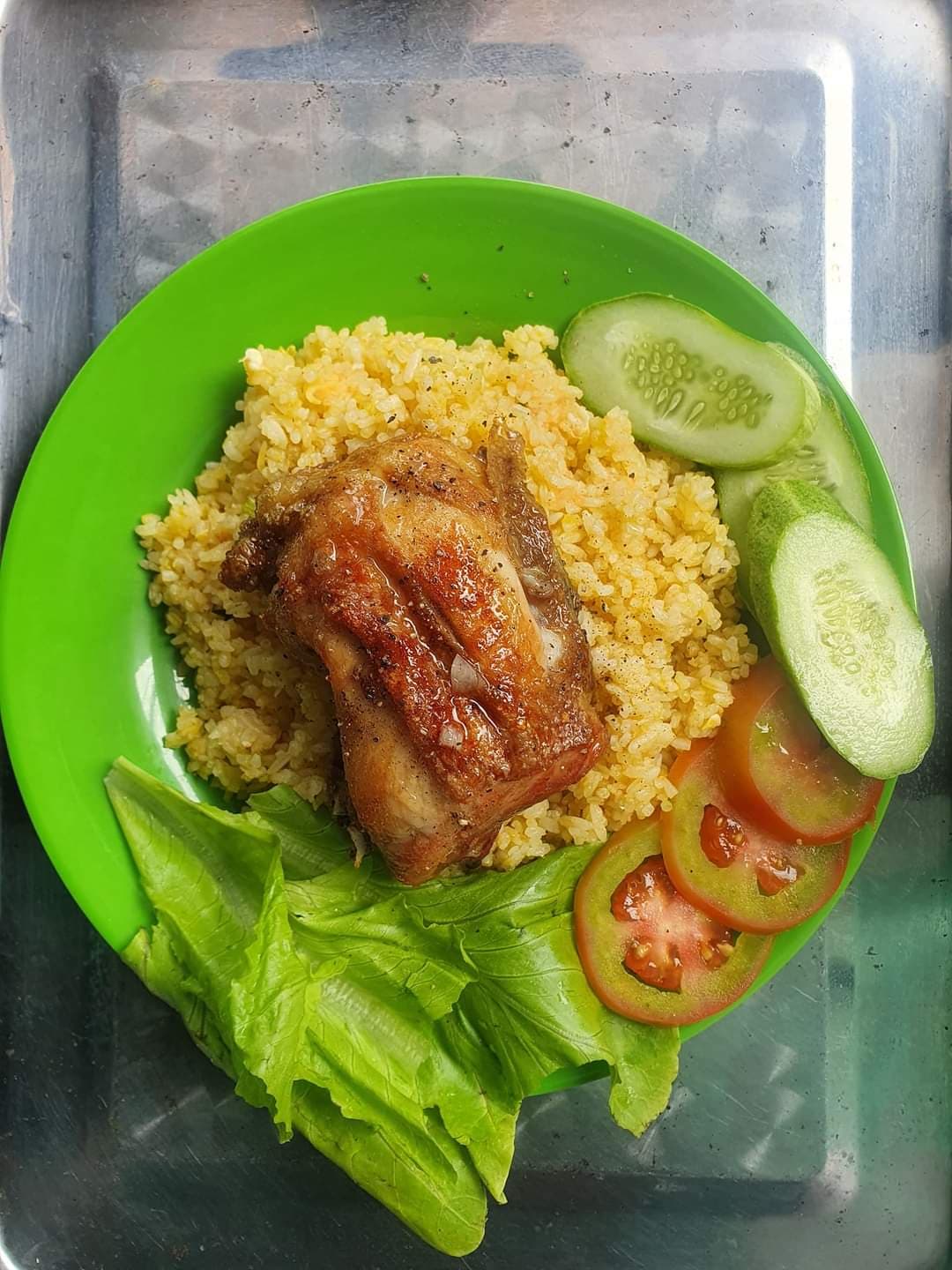 Hình ảnh Mẹ Mèo - Da Gà Chiên Giòn & Cơm Gà Xối Mỡ - Tên Lửa 