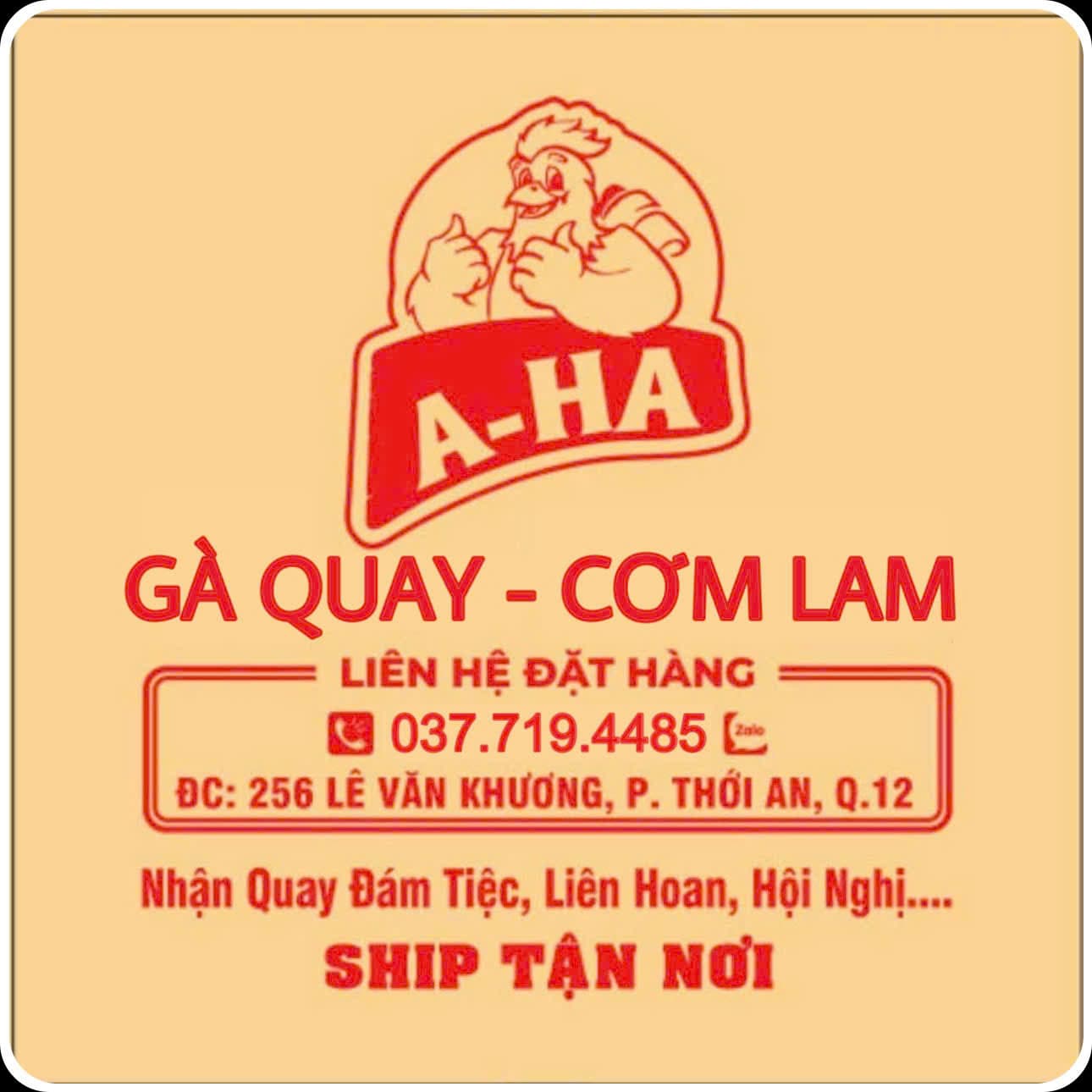 Hình ảnh Aha - Gà Quay Cơm Lam Bánh Bao - Lê Văn Khương