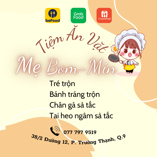 Hình ảnh Tiệm Ăn Vặt Mẹ Bom & Min - Đường Số 12