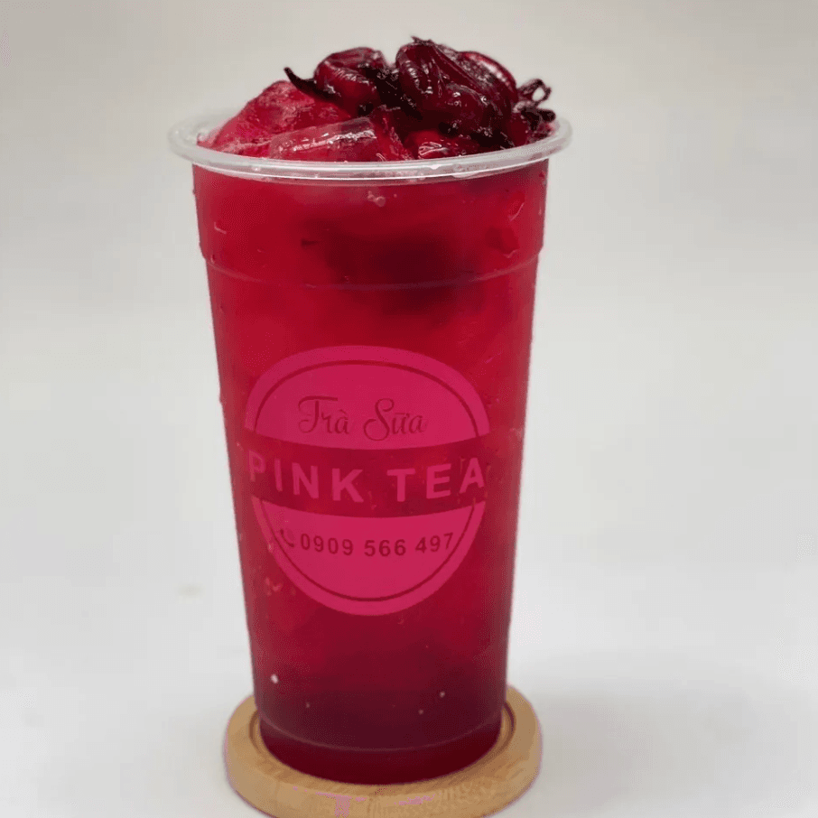 Hình ảnh Trà Sữa & Trà Trái Cây - Pink Tea - Trần Văn Đang