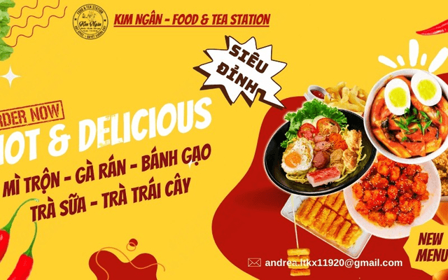 Hình ảnh Kim Ngân Food & Tea Station - Mì Trộn Sốt Bơ Trứng Lòng Đào - Phan Văn Hớn
