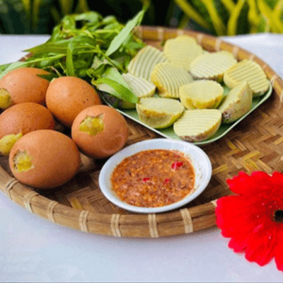 Hình ảnh Ăn Vặt Cô 2 Trứng - Hột Gà Nướng Phô Mai & Hồng Trà Đá Me - Trung Mỹ Tây 1
