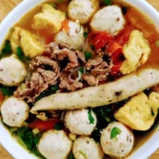 Hình ảnh Bún Bò Giò Mọc Đậu