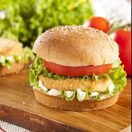 Hình ảnh Burger Tôm Trứng Phô Mai - 1 nước