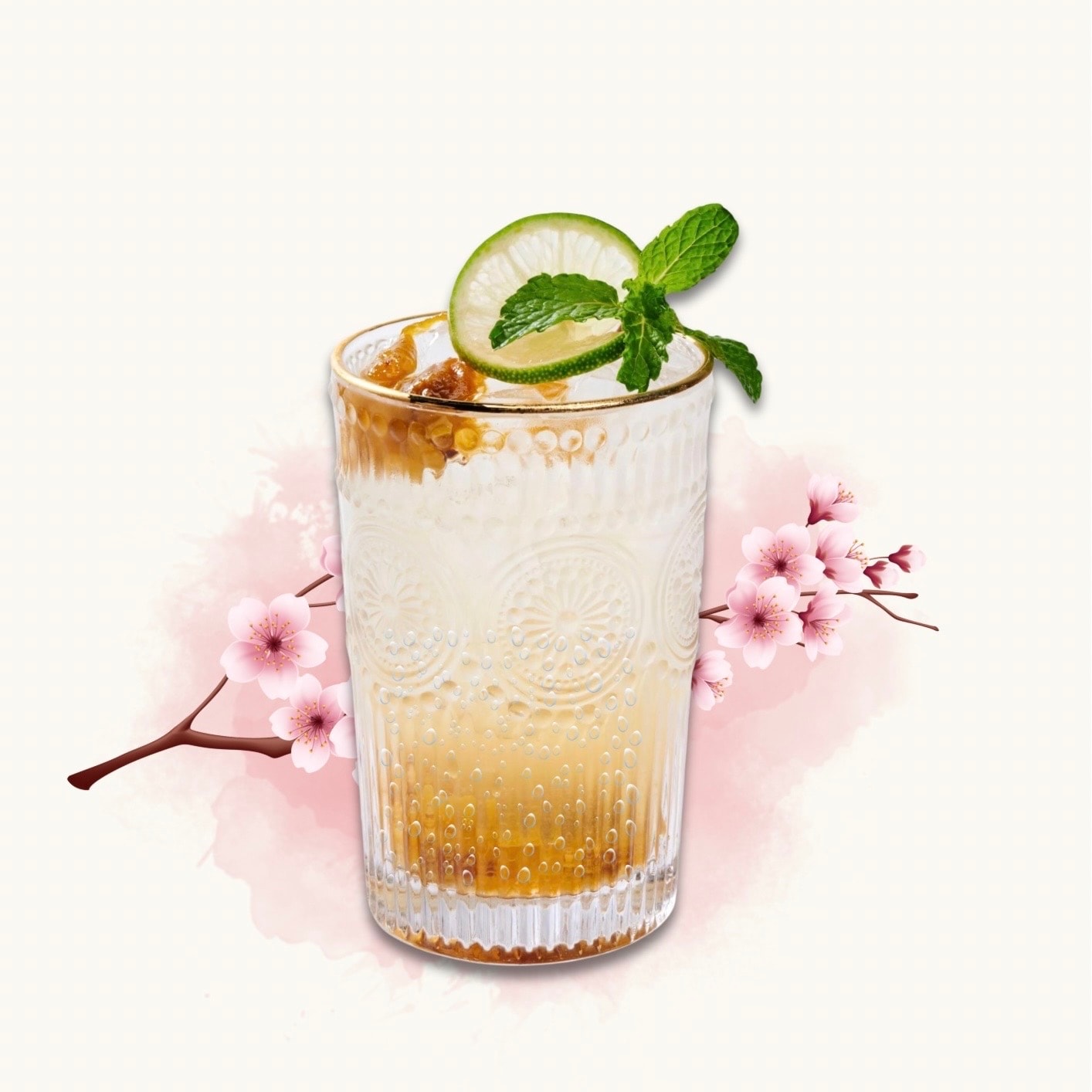 Hình ảnh  NƯỚC KHOÁI XÍ MUỘI HOA MAI ĐÀO