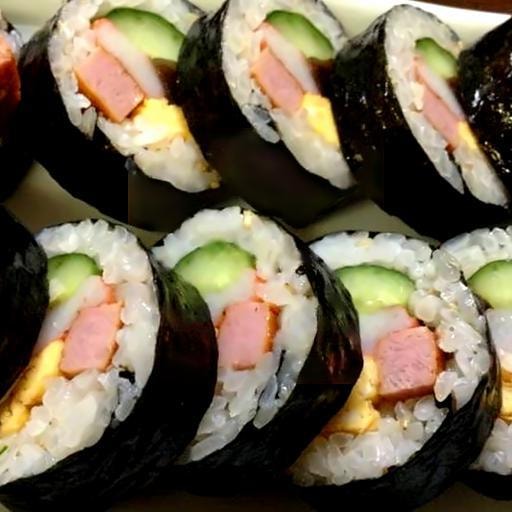 Hình ảnh Kimbap lạp xưởng