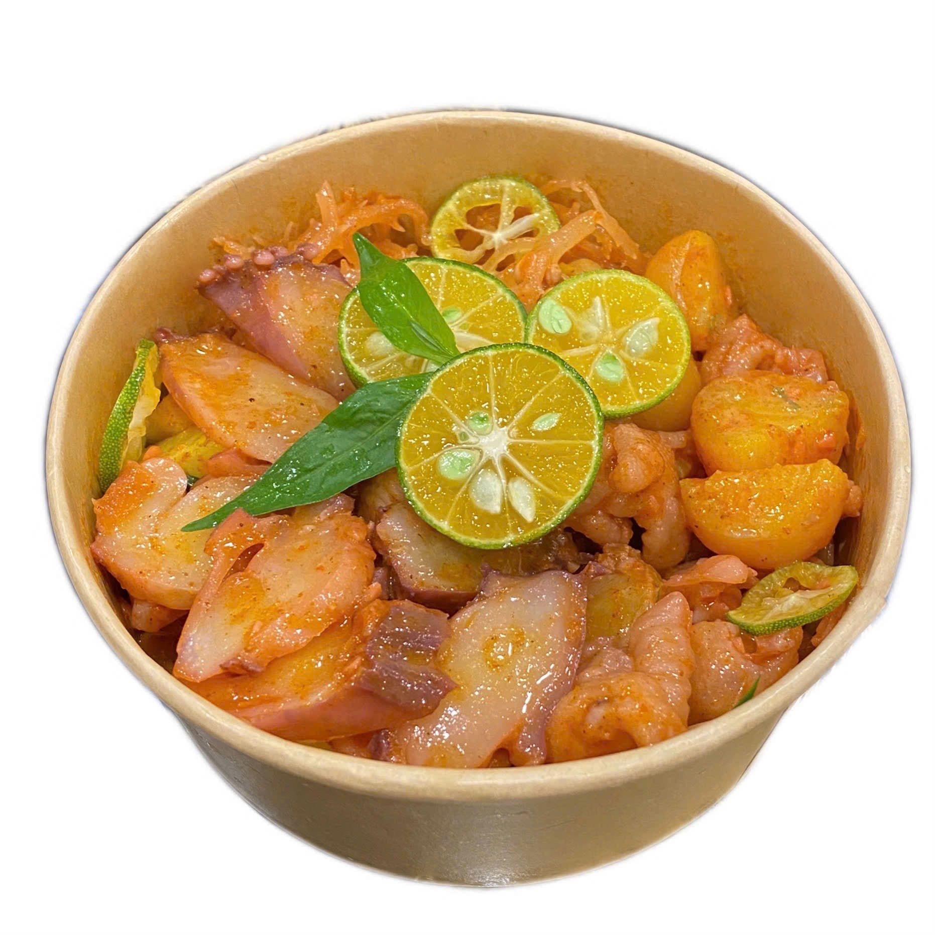 Hình ảnh Chân gà, bạch tuộc sốt thái (Nhỏ)