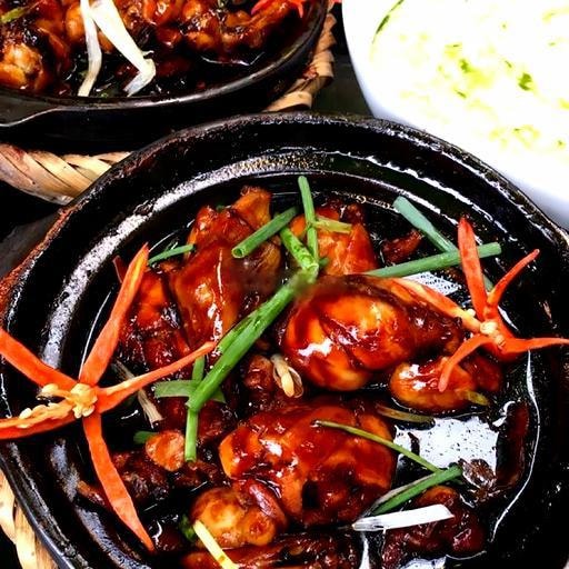 Hình ảnh Cháo lá dứa - Ếch kho Singapore sả 1 con