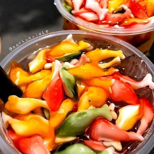 Hình ảnh Trà chanh con cá cốc khổng lồ