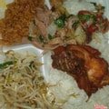Hình ảnh Cơm - Thịt Băm - Gà Cựa Xào - Gà Sốt