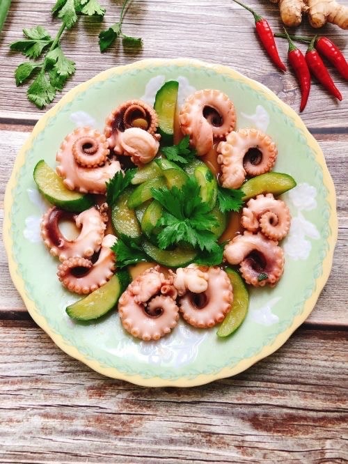 Hình ảnh Bạch tuột xào thập cẩm
