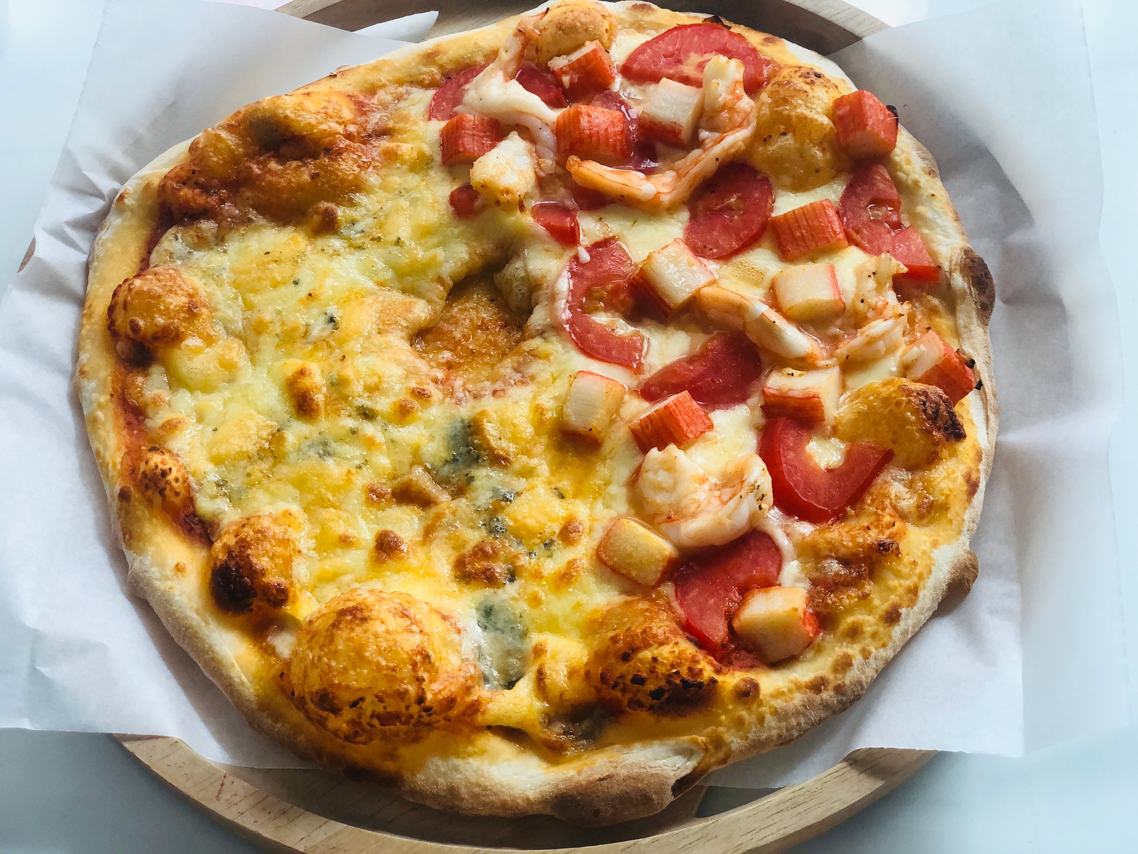 Hình ảnh Pizza mix vị - Half half pizza