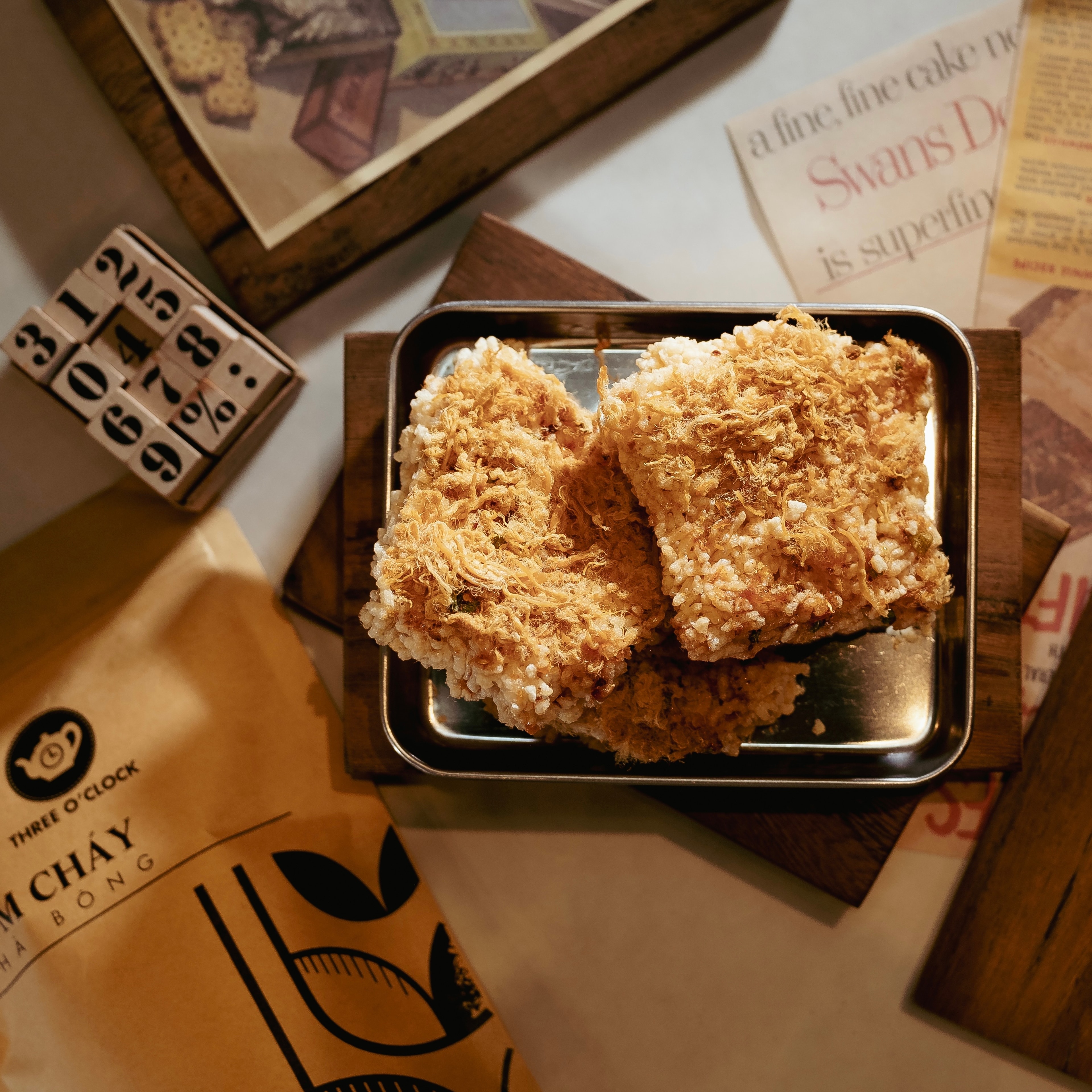 Hình ảnh CRISPY RICE WITH PORK FLOSS