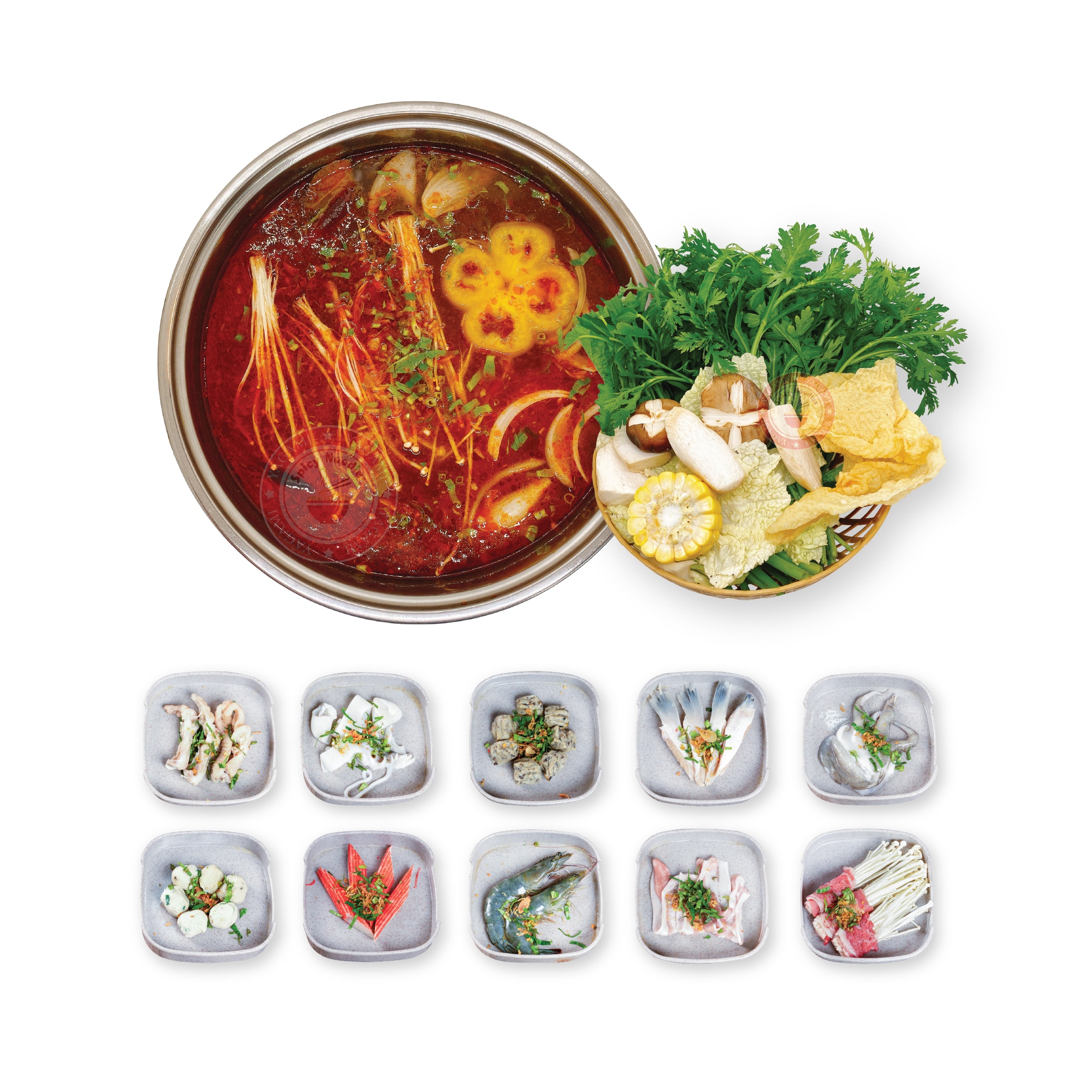 Hình ảnh Set lẩu 10 món