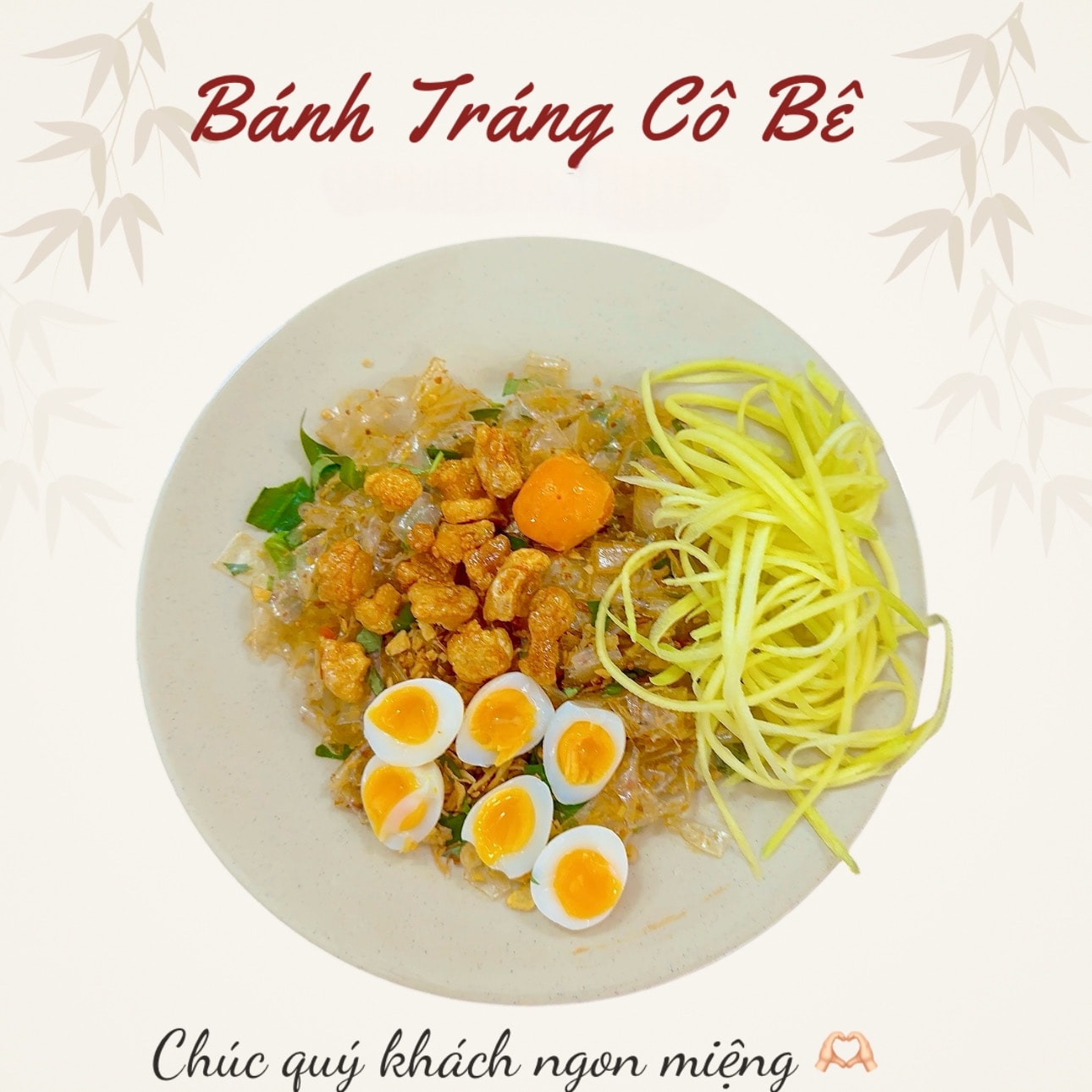 Hình ảnh Bánh tráng muối bò cay Cô Bê Full Topping [ size vừa ]