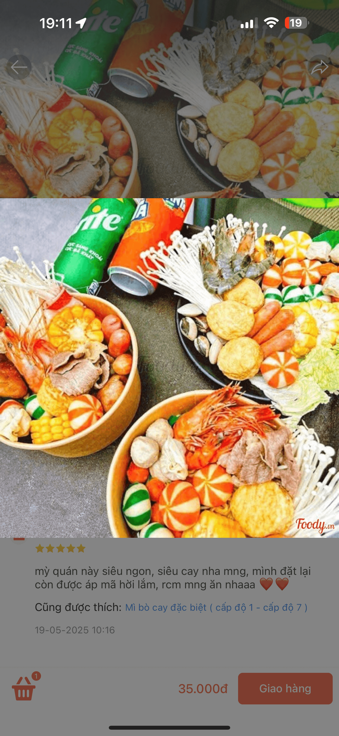 Hình ảnh mỳ rau nấm chay vui lòng chọn topping bên dưới 