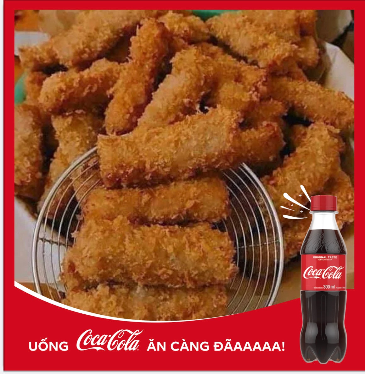 Hình ảnh Combo nem chua rán+Coca-cola 
