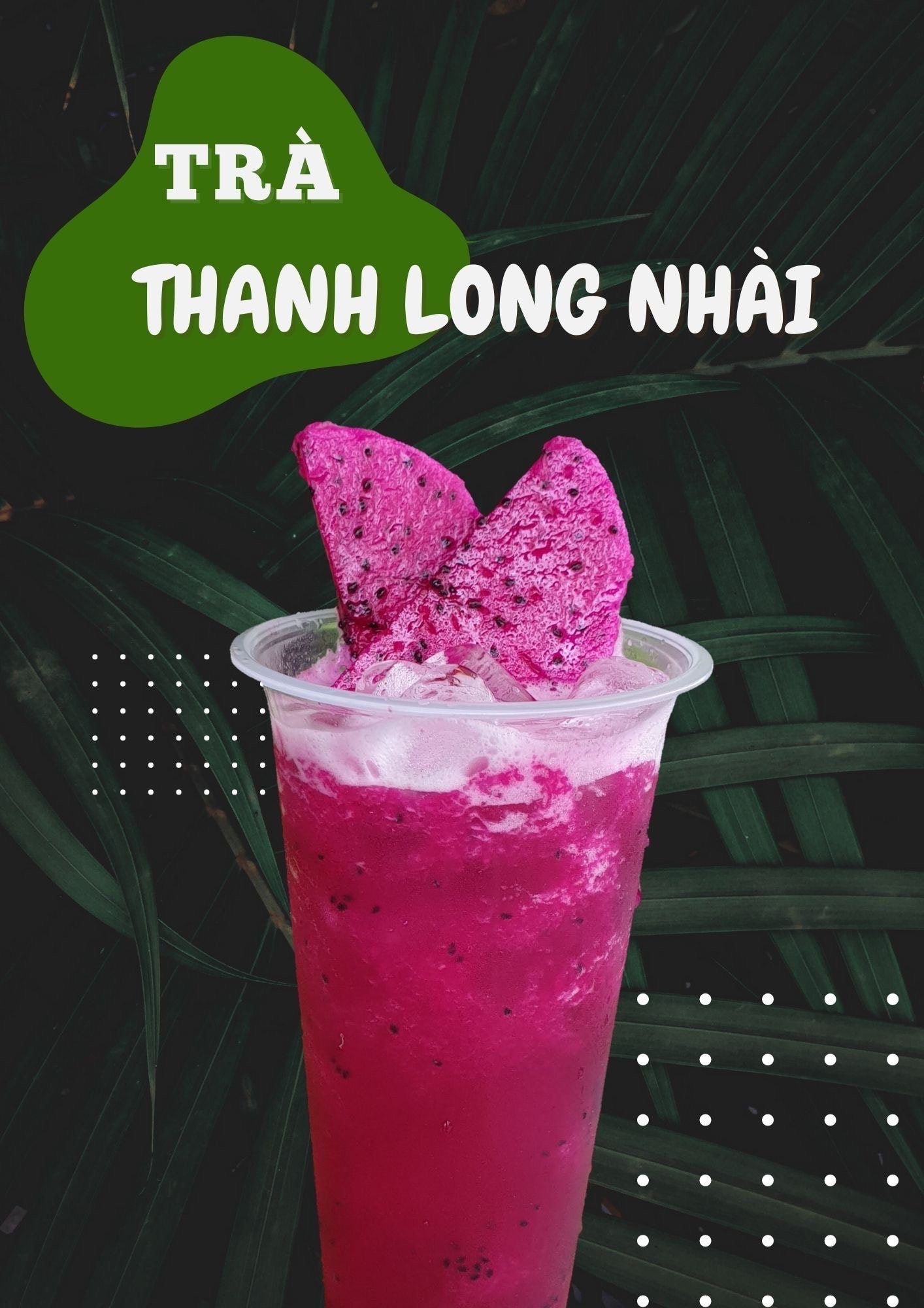 Hình ảnh trà thanh long nhài