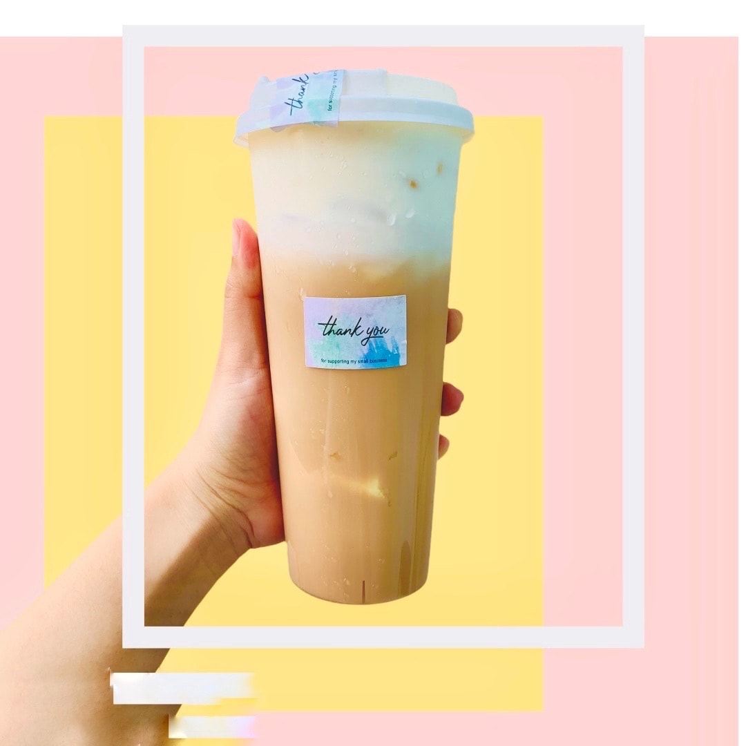 Hình ảnh Hồng Trà Sữa Kem Cheese