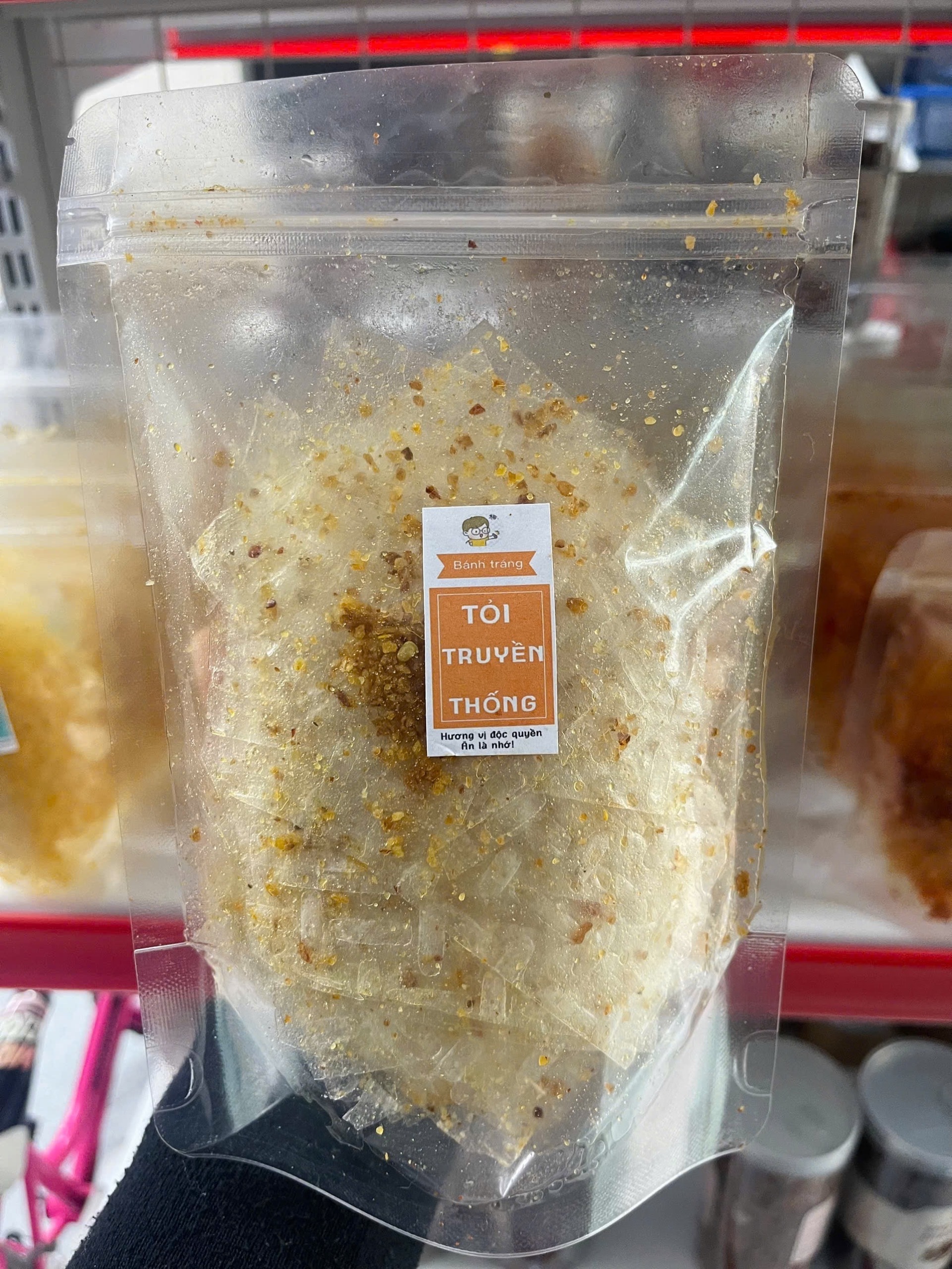 Hình ảnh Bánh tráng tỏi truyền thống/ túi 80gr
