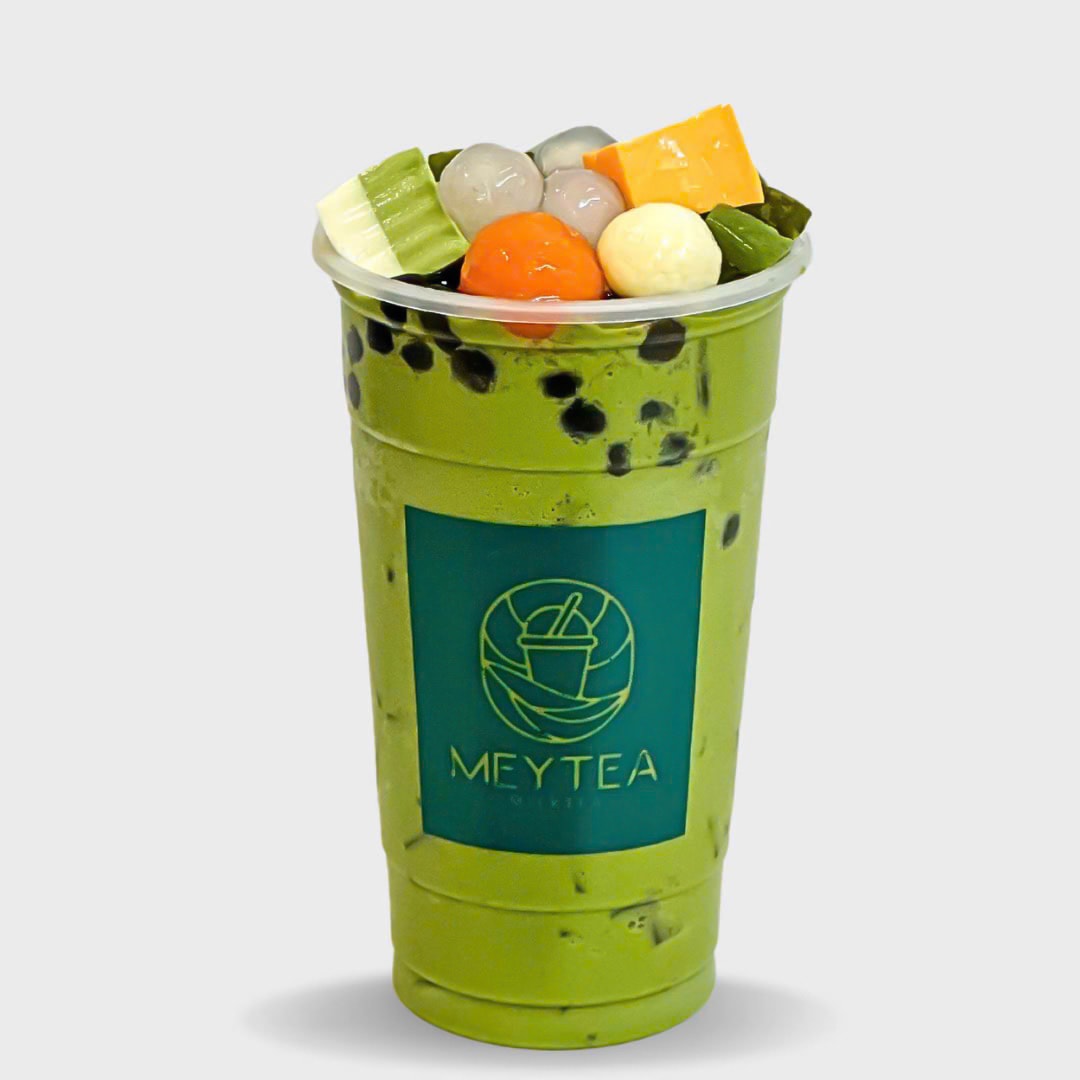 Hình ảnh TRÀ SỮA THÁI XANH FULL TOPPING /29