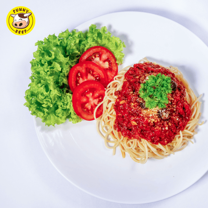 Hình ảnh Mì ý sốt bò bằm oliu (spaghetti bolognese)