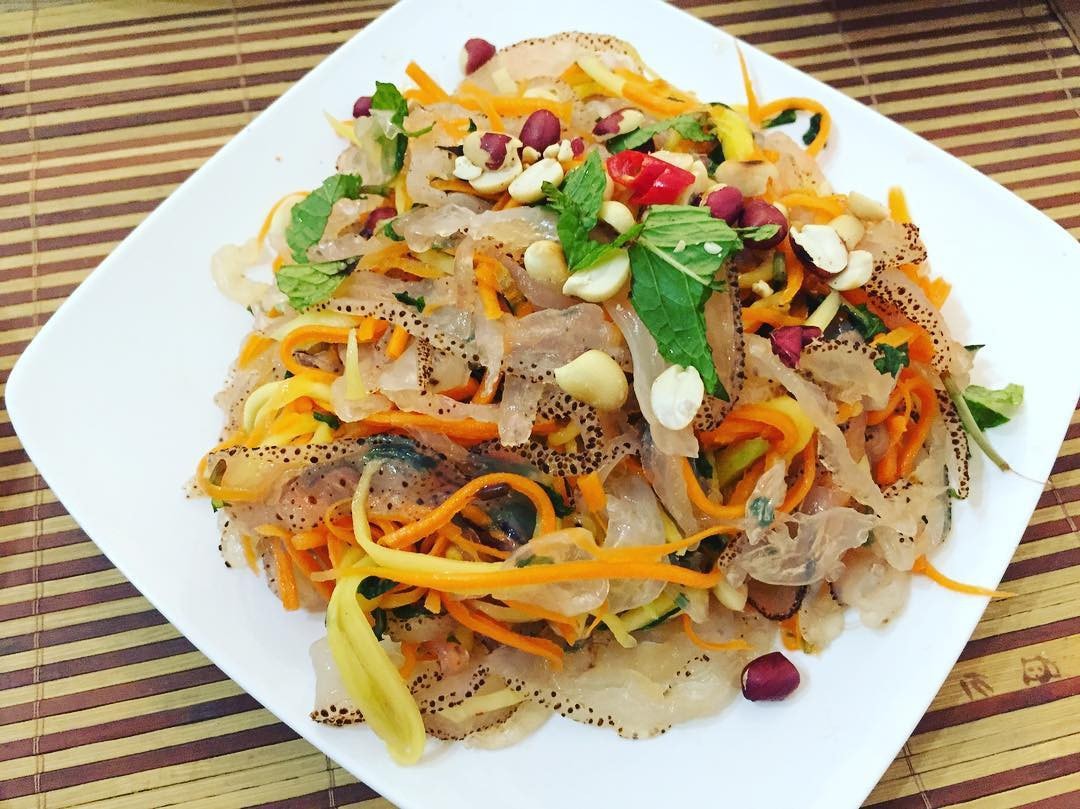 Hình ảnh nộm sứa khô 