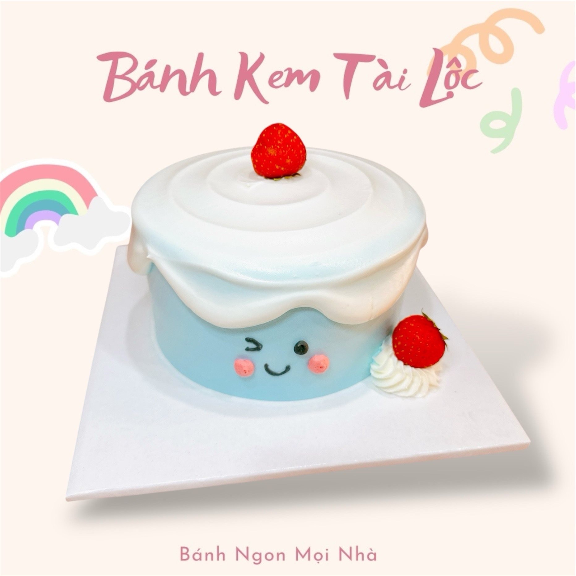 Hình ảnh BÁNH KEM MẶT CƯỜI NAM