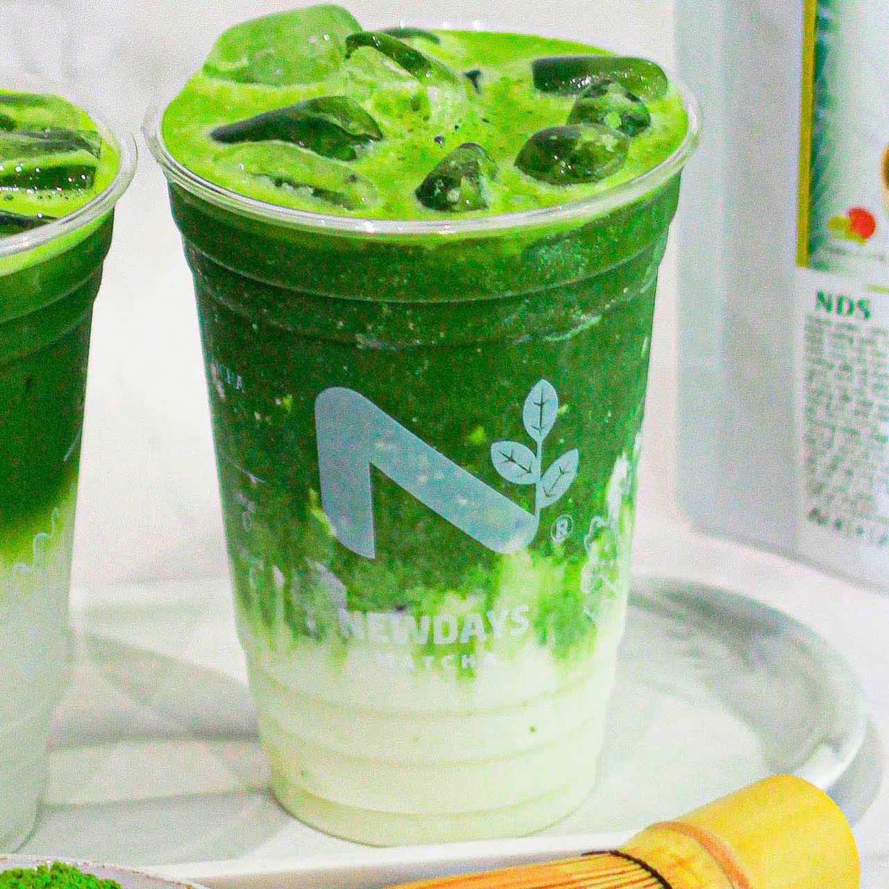 Hình ảnh Matcha Sữa Dừa Non 600ml
