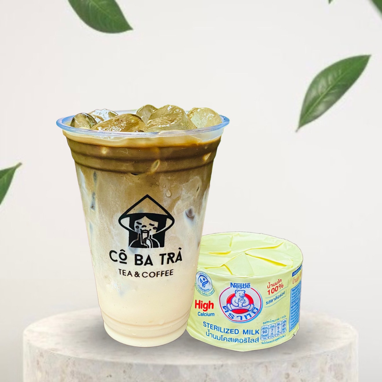 Hình ảnh Houjicha Sữa Gấu