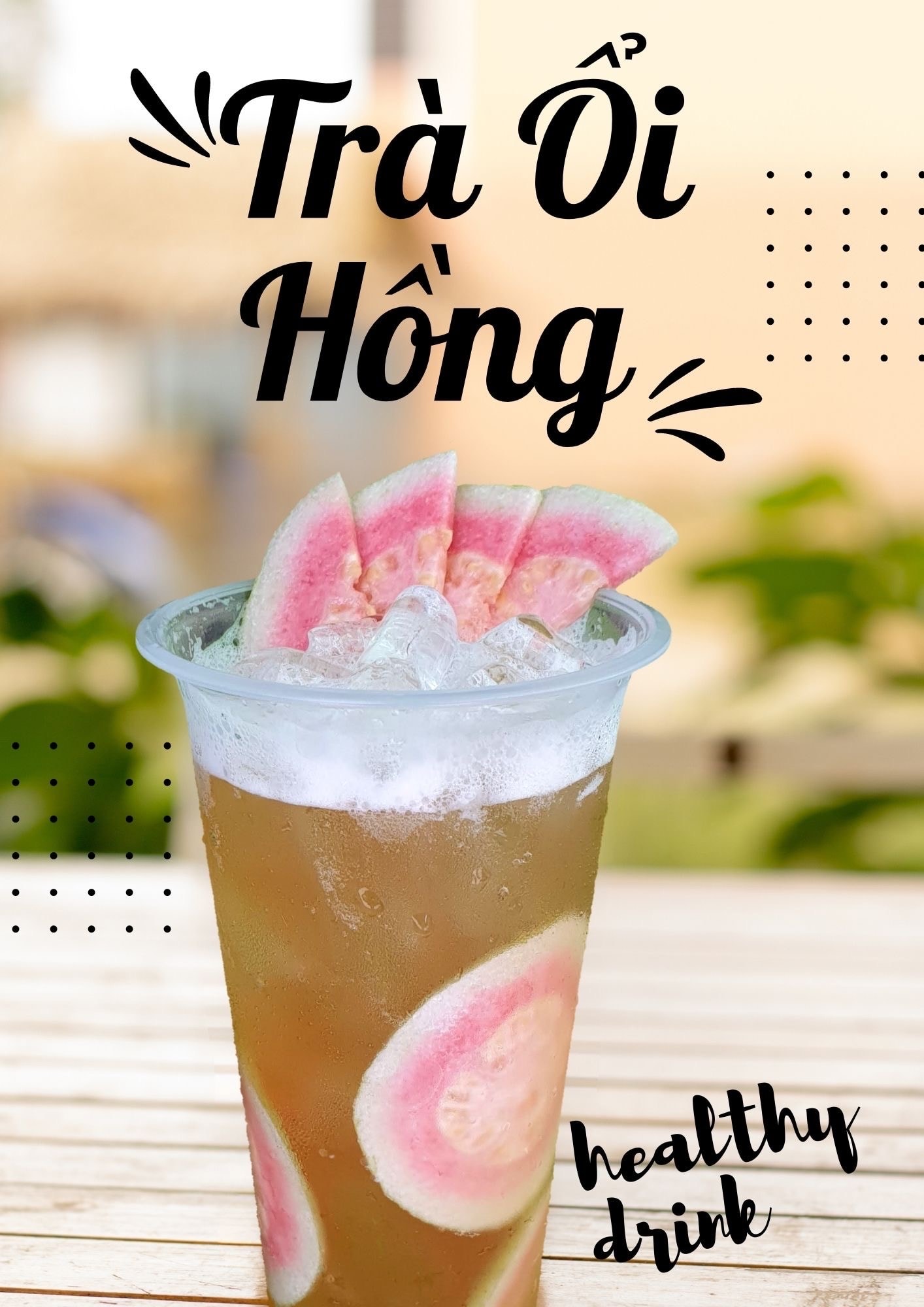 Hình ảnh trà ổi hồng
