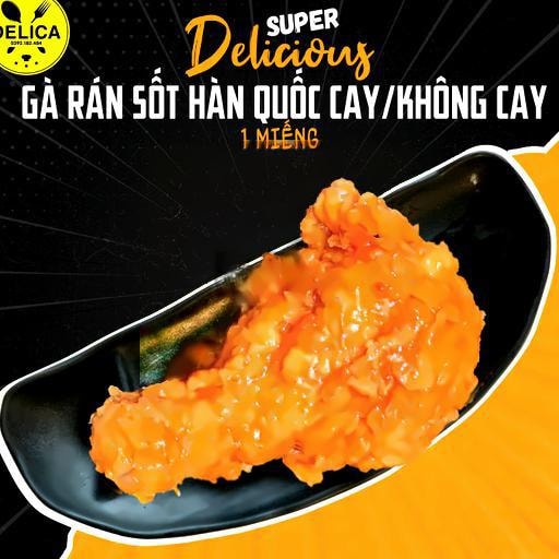 Hình ảnh 1 Miếng Gà Rán Sốt Hàn Quốc Delica - Fried Chicken With Sauce