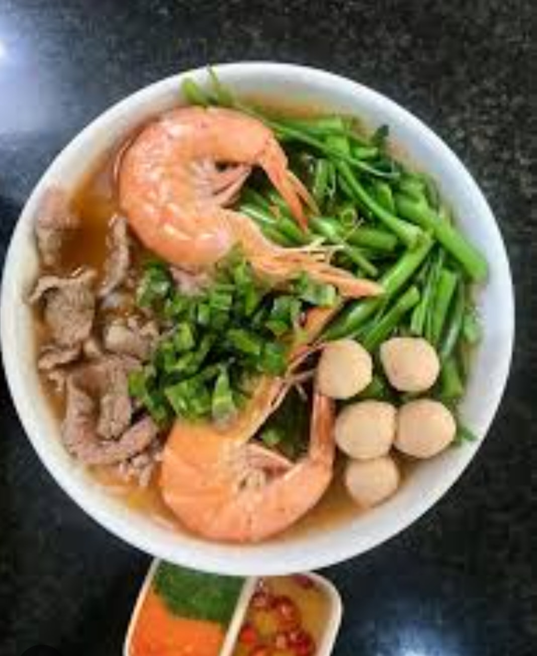 Hình ảnh Combo bun thai + ca vien chien nước mam 