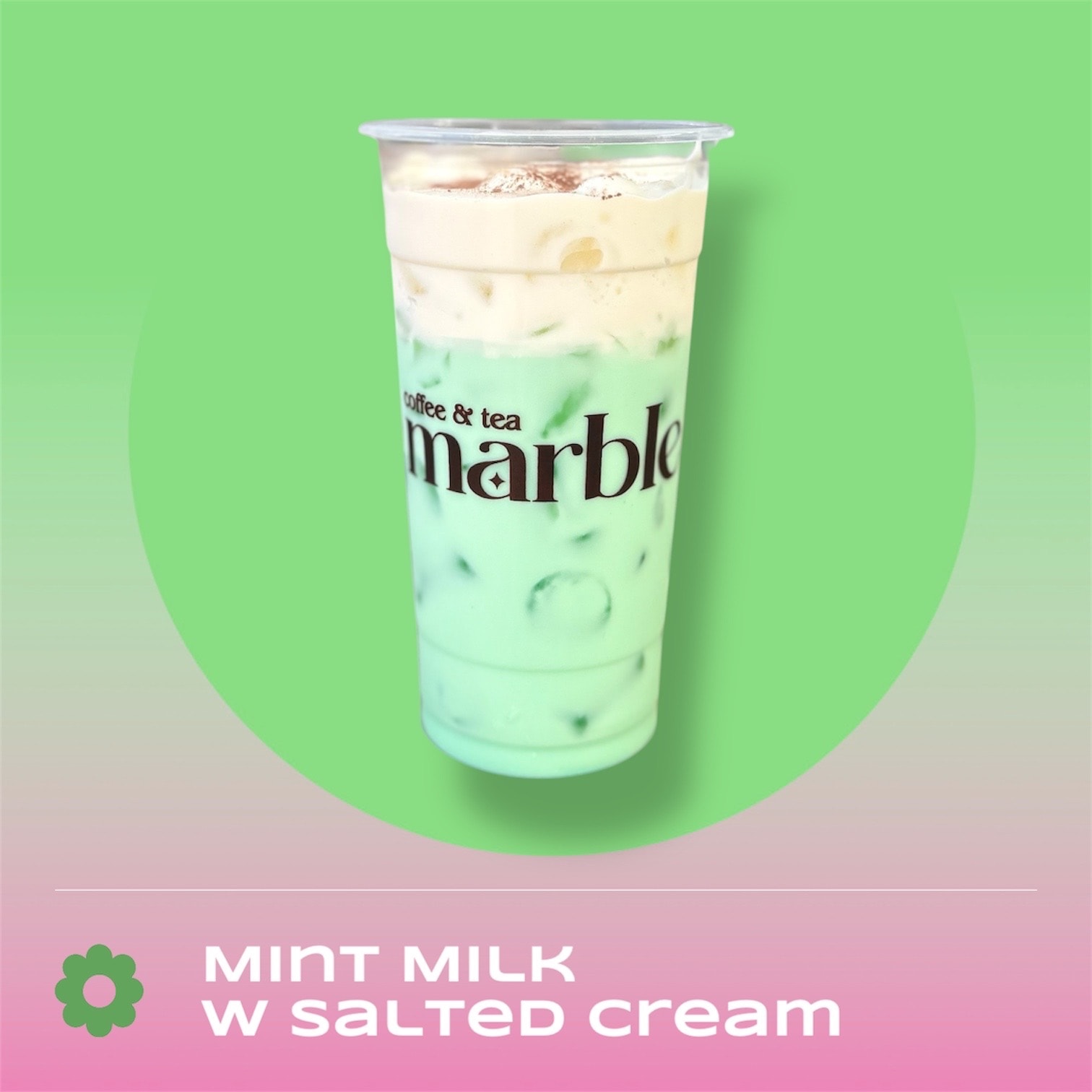 Hình ảnh Latte mint kem muối