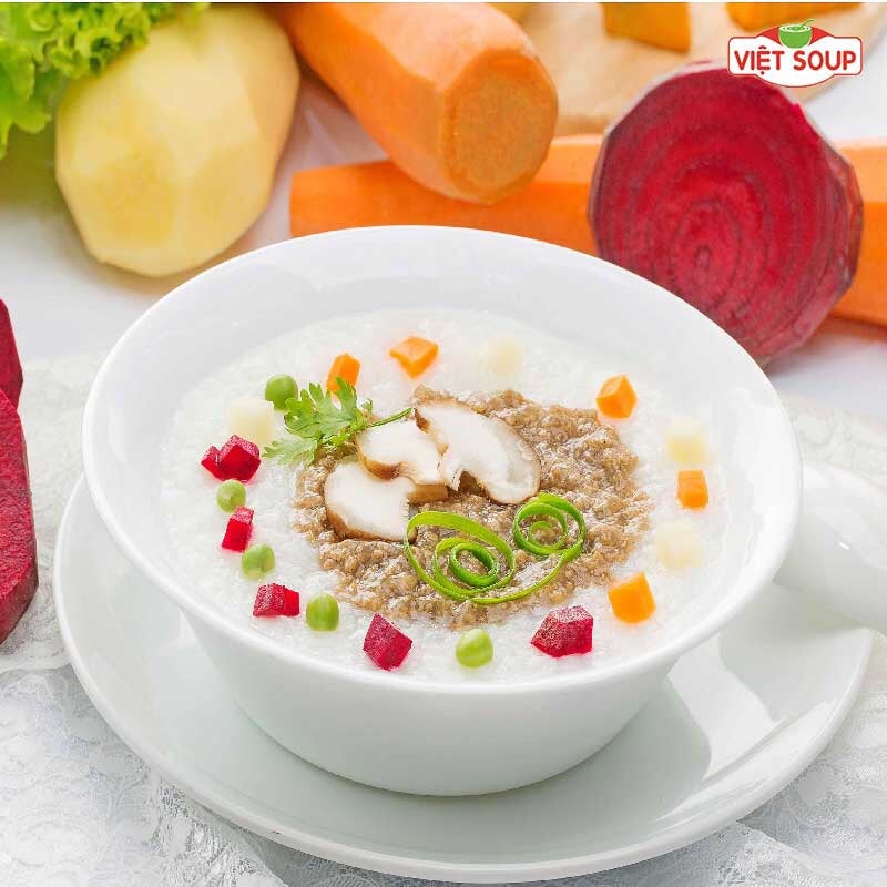 Hình ảnh Cháo Tim Hầm Hạt Sen