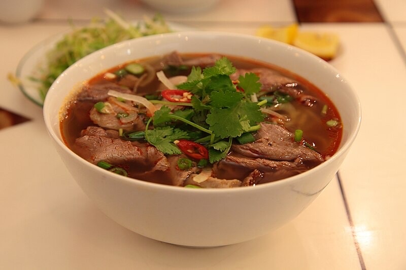Hình ảnh bún bò tái