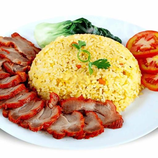 Hình ảnh Cơm chiên thịt heo xào xá xíu
