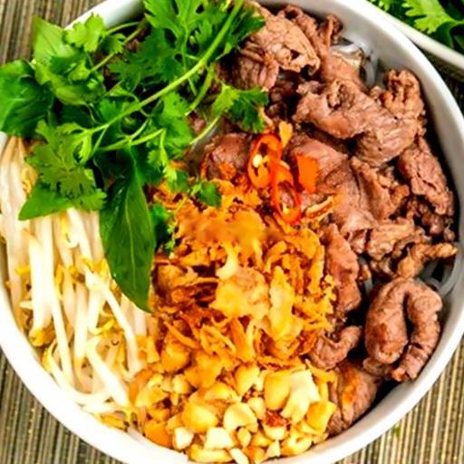 Hình ảnh Bún bò trộn