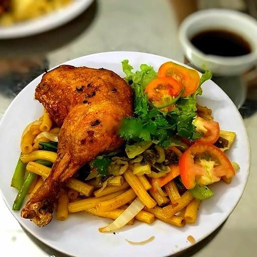 Hình ảnh Nui xào gà