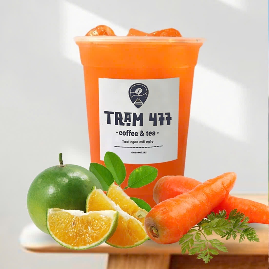 Hình ảnh Nước Ép Mix (Cam + Cà Rốt)