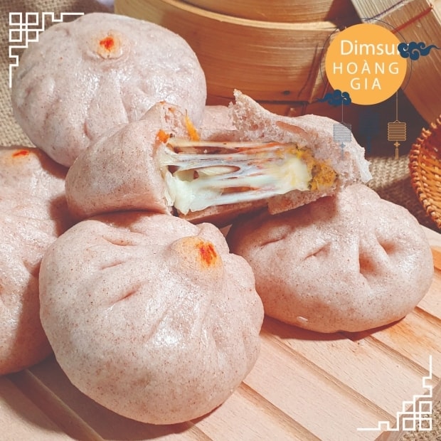 Hình ảnh Bánh Bao Gạo Lức Bò Bằm Phô Mai/Shredded Cheese Brown Rice Pau - 02 Bánh