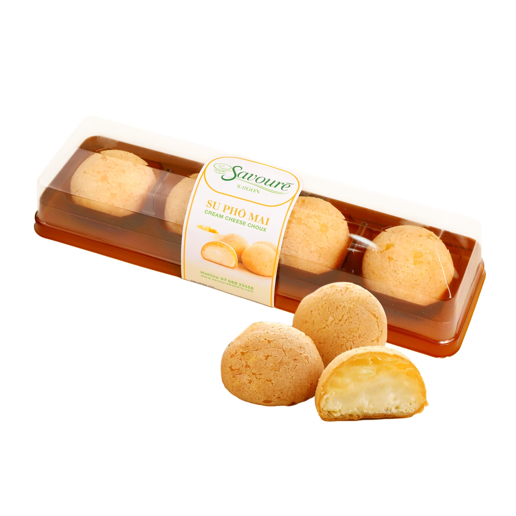 Hình ảnh Bánh Su Kem Phô Mai - Cream Cheese Choux
