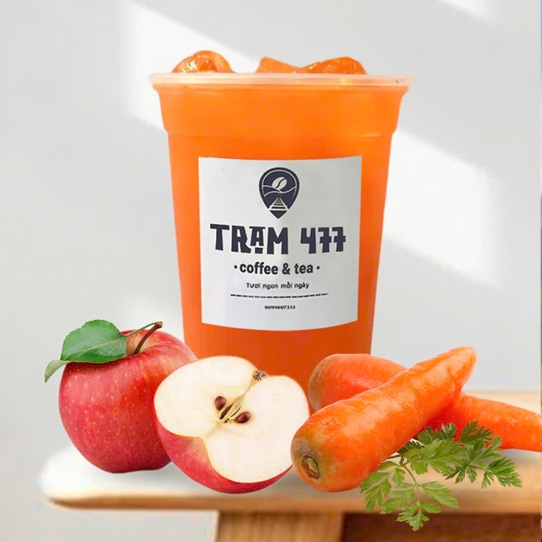 Hình ảnh Nước Ép Mix (Táo + Cà Rốt)