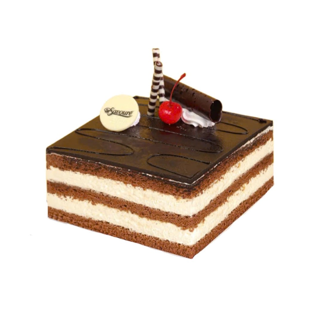 Hình ảnh Bánh Kem Sô cô la Hạt Điều - Cashew Cake (16cm - Vuông)