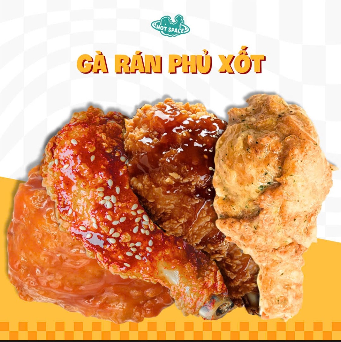 Hình ảnh Gà Rán Miếng Phủ Xốt