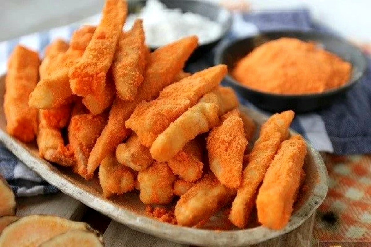 Hình ảnh Khoai lang lắc phô mai - phần nhỏ