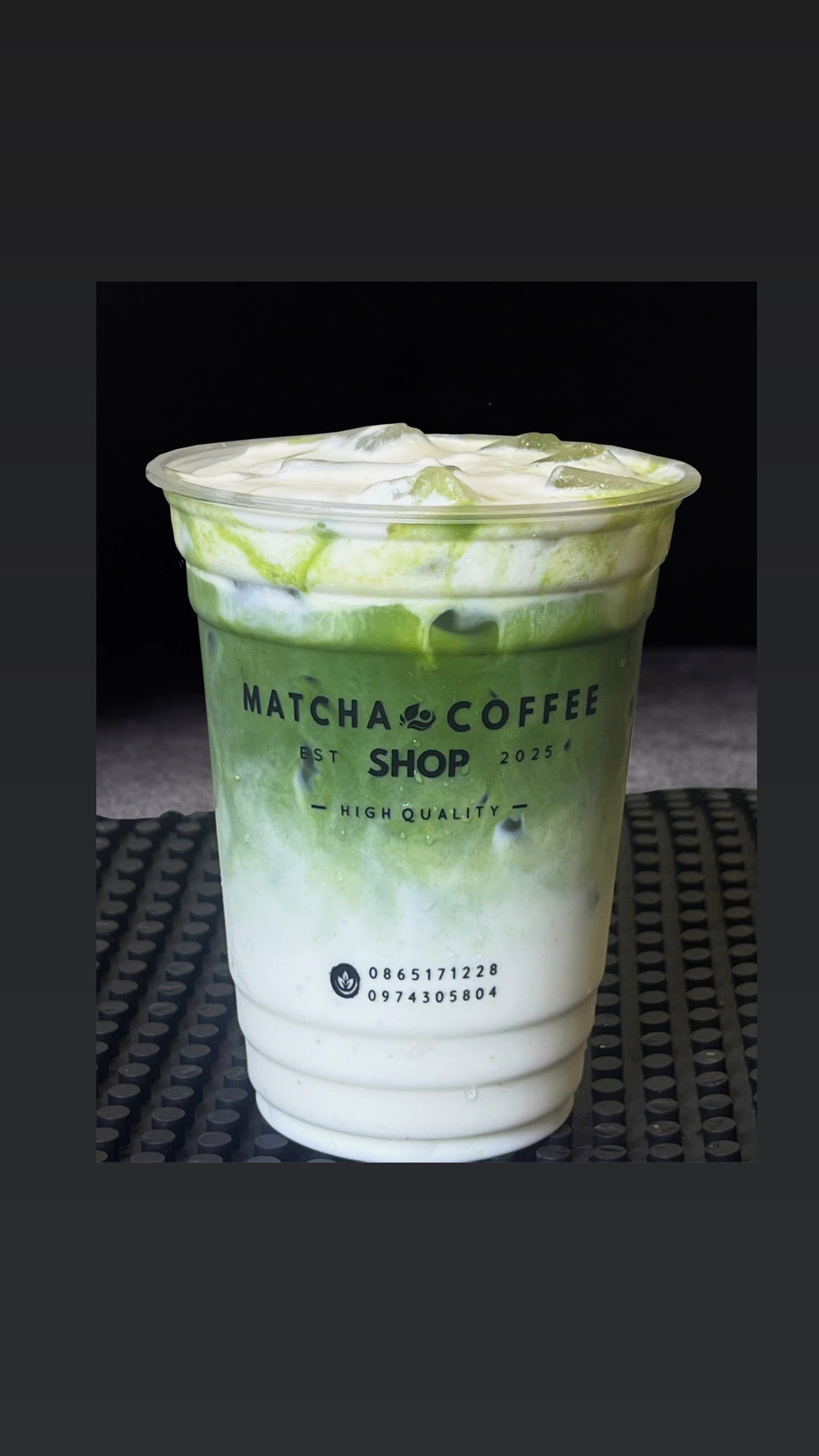 Hình ảnh Matcha salt cream uống là simp