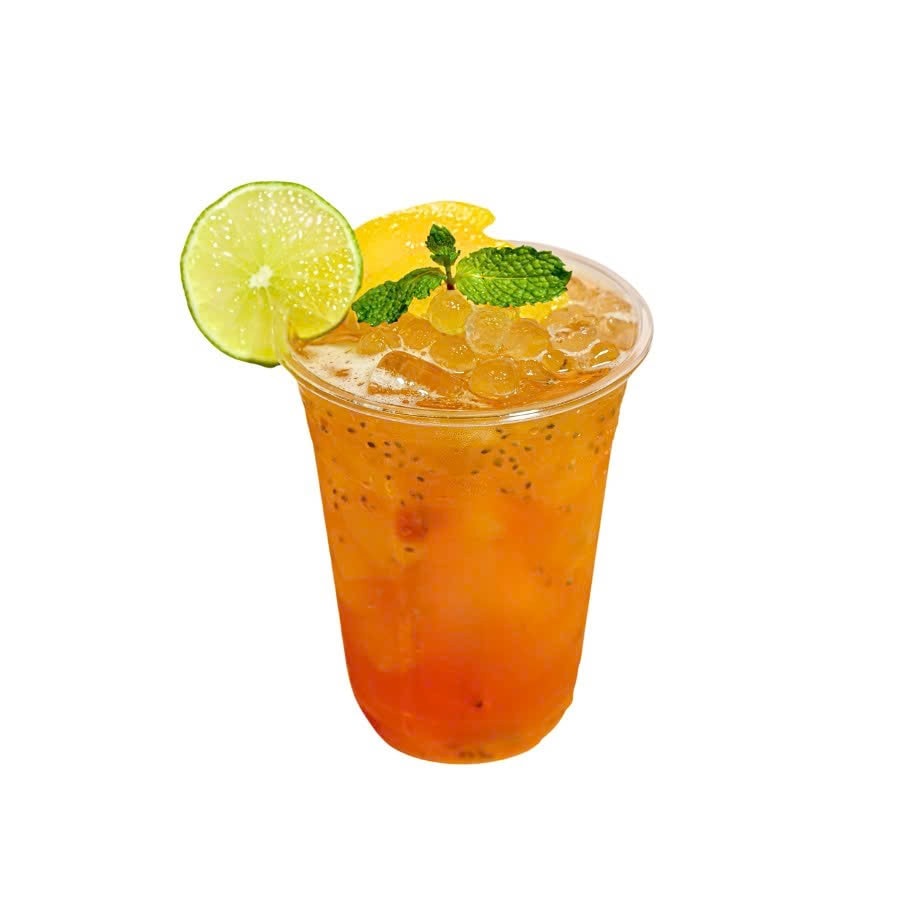 Hình ảnh Trà đào hạt chia