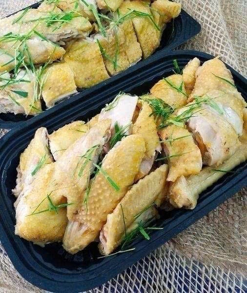 Hình ảnh Gà Luộc Lá Chanh+Sốt Chấm