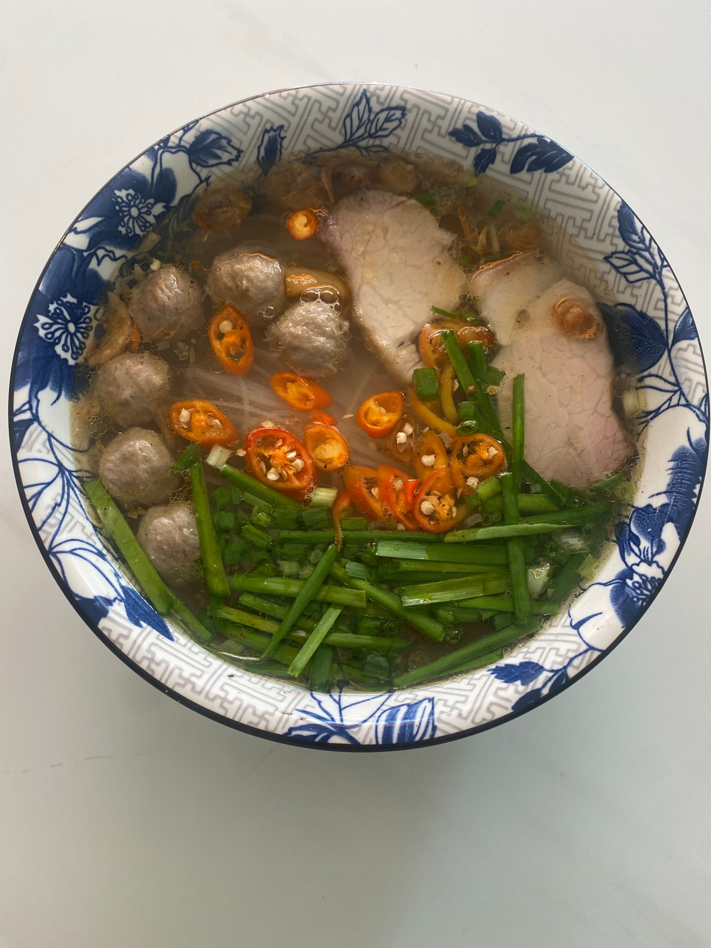 Hình ảnh HỦ TIẾU BÒ VIÊN + THỊT NẠC 